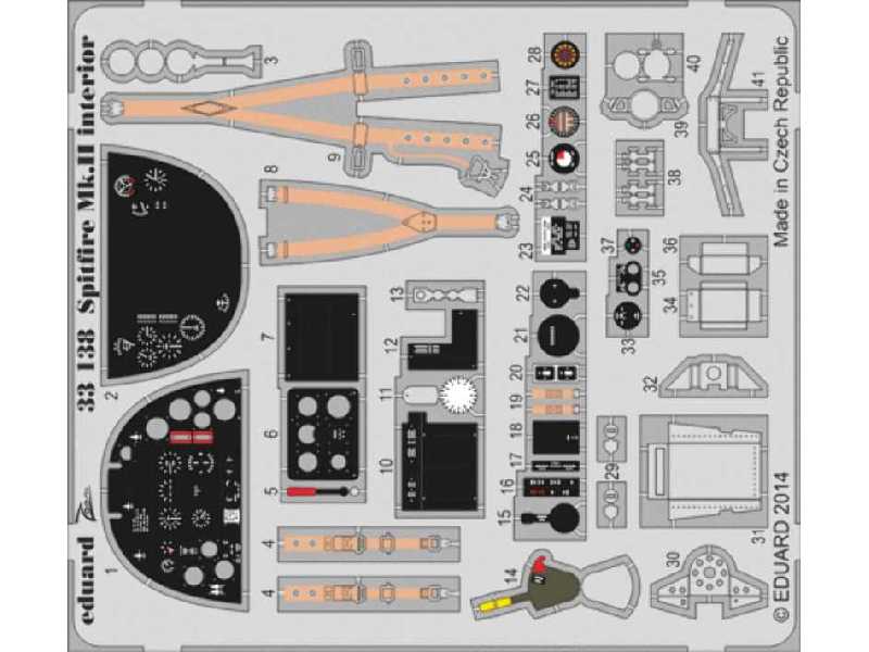 Spitfire Mk. II interior S. A. 1/32 - Revell - zdjęcie 1 Spitfire Mk. II interior S. A. 1/32 - Revell - zdjęcie 1