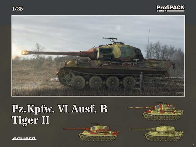 Pz. Kpfw. VI Ausf. B Tiger II 1/35 - zdjęcie 1 Pz. Kpfw. VI Ausf. B Tiger II 1/35 - zdjęcie 1