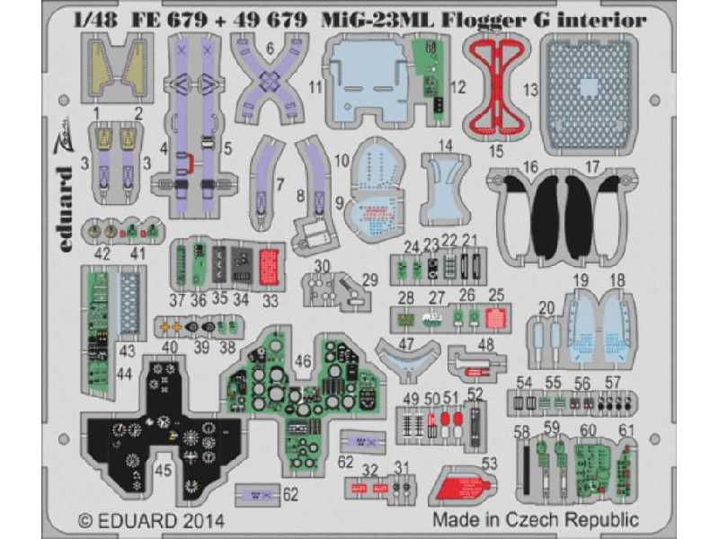 MiG-23ML Flogger G interior S. A. 1/48 - Trumpeter - zdjęcie 1