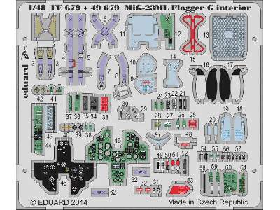 MiG-23ML Flogger G interior S. A. 1/48 - Trumpeter - zdjęcie 2