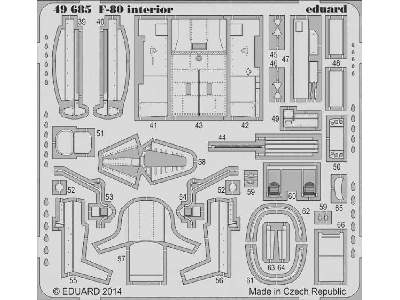 F-80 interior S. A. 1/48 - Hobby Boss - zdjęcie 3