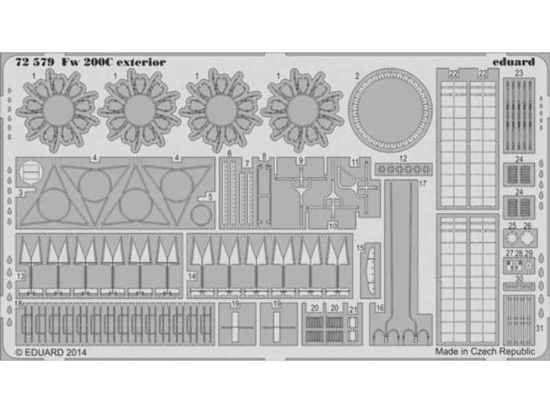 Fw 200C exterior 1/72 - Trumpeter - zdjęcie 1