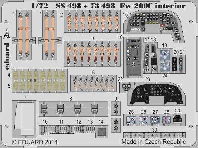 Fw 200C interior S. A. 1/72 - Trumpeter - zdjęcie 2