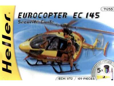 Eurocopter EC 145 Securite Civile + farby, klej, pędzelek - zdjęcie 1