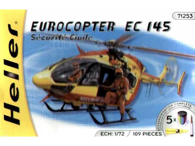 Eurocopter EC 145 Securite Civile + farby, klej, pędzelek - zdjęcie 1 Eurocopter EC 145 Securite Civile + farby, klej, pędzelek - zdjęcie 1