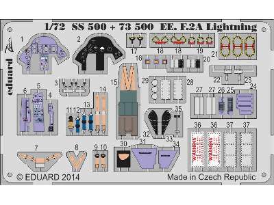 EE F.2A Lightning S. A. 1/72 - Airfix - zdjęcie 2