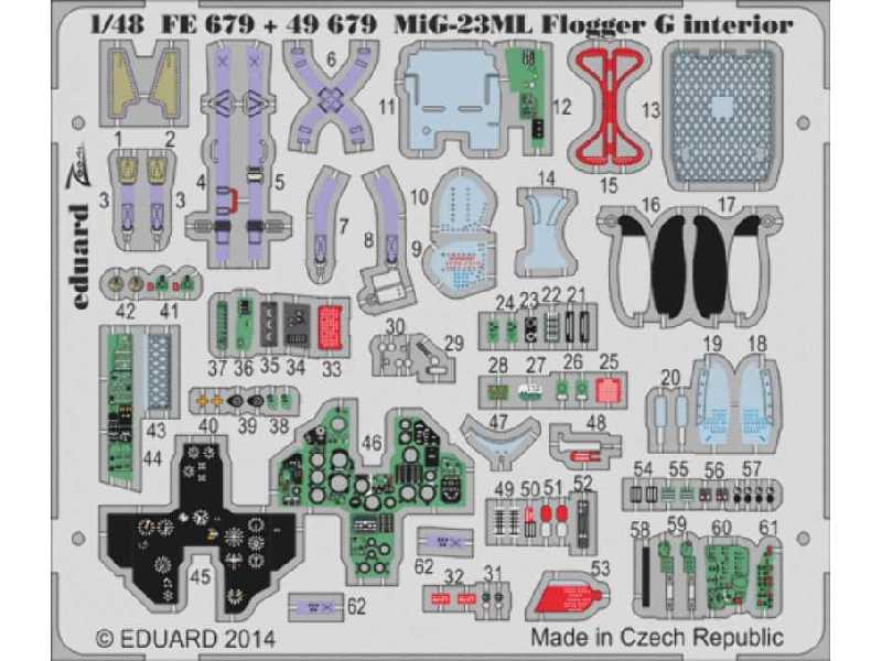 MiG-23ML Flogger G interior S. A. 1/48 - Trumpeter - zdjęcie 1 MiG-23ML Flogger G interior S. A. 1/48 - Trumpeter - zdjęcie 1