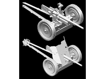 Działo przeciwlotnicze PaK 35/36 3.7cm z obsługą. - zdjęcie 5