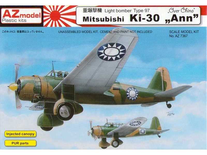 Mitsubishi Ki-30 Ann over China - zdjęcie 1 Mitsubishi Ki-30 Ann over China - zdjęcie 1