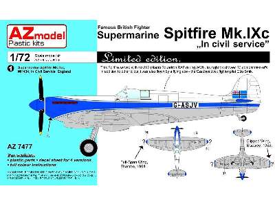 Supermarine Spitfire Mk. IXc In civil service - zdjęcie 1