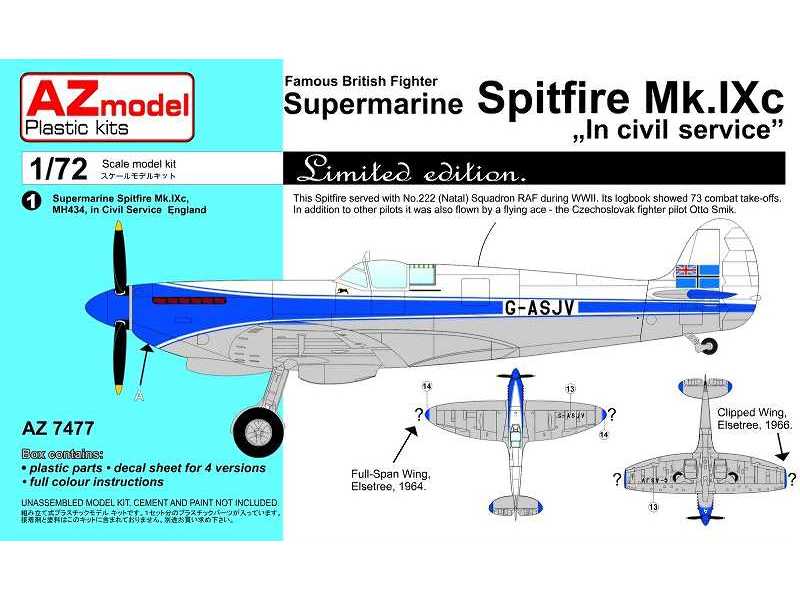 Supermarine Spitfire Mk. IXc In civil service - zdjęcie 1
