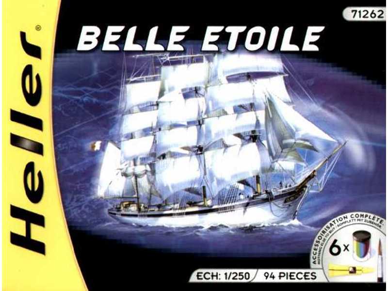 Belle Etoile + farby, klej, pędzelek - zdjęcie 1 Belle Etoile + farby, klej, pędzelek - zdjęcie 1