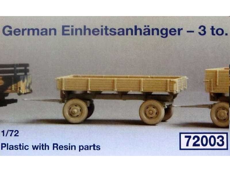 Przyczepa 3000 Einheitsanhanger - 3 ton - zdjęcie 1 Przyczepa 3000 Einheitsanhanger - 3 ton - zdjęcie 1