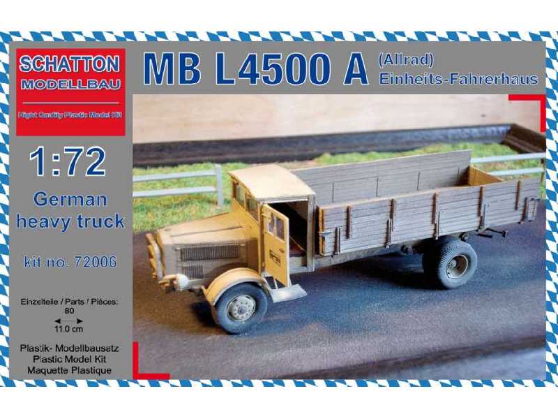 Mercedes DB L-4500 A (Allrad) Einherts-Fahrerhaus - zdjęcie 1 Mercedes DB L-4500 A (Allrad) Einherts-Fahrerhaus - zdjęcie 1