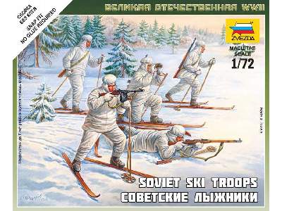 Radzieccy żołnierze na nartach - zdjęcie 3