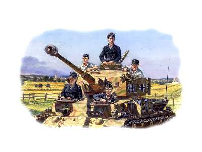 Figurki Niemiecka załoga czołgu - zdjęcie 1
