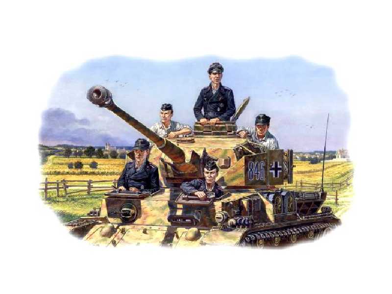 Figurki Niemiecka załoga czołgu - zdjęcie 1