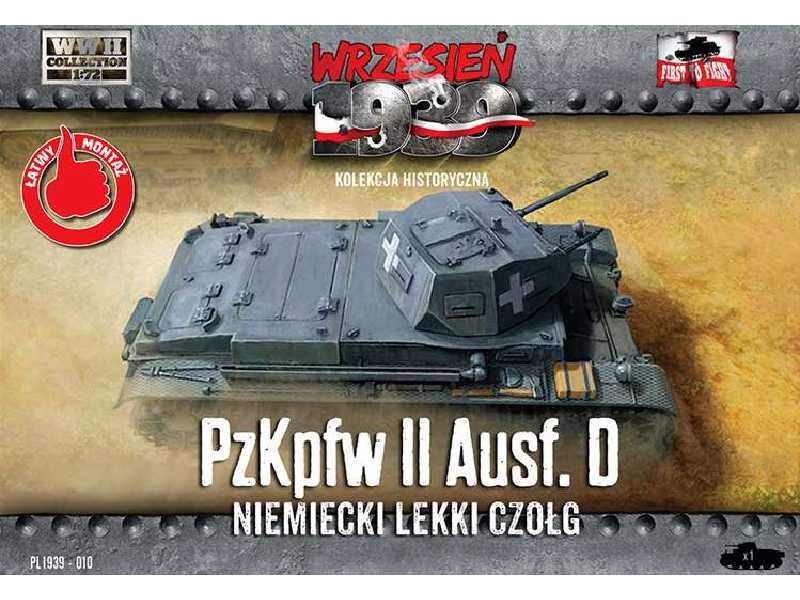 Pz. Kpfw. II Ausf. D niemiecki czołg lekki - zdjęcie 1