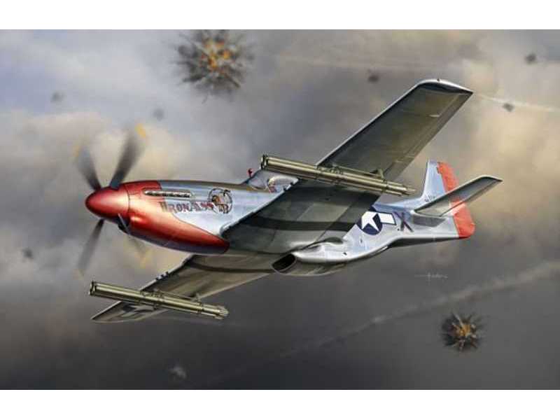P-51K Mustang w/4.5 inch M10 Rocket Launcher - zdjęcie 1 P-51K Mustang w/4.5 inch M10 Rocket Launcher - zdjęcie 1