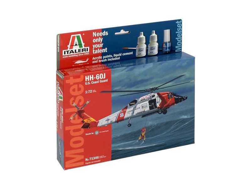 HH-60J amerykańska straż przybrzeżna z farbami i klejem - zdjęcie 1 HH-60J amerykańska straż przybrzeżna z farbami i klejem - zdjęcie 1