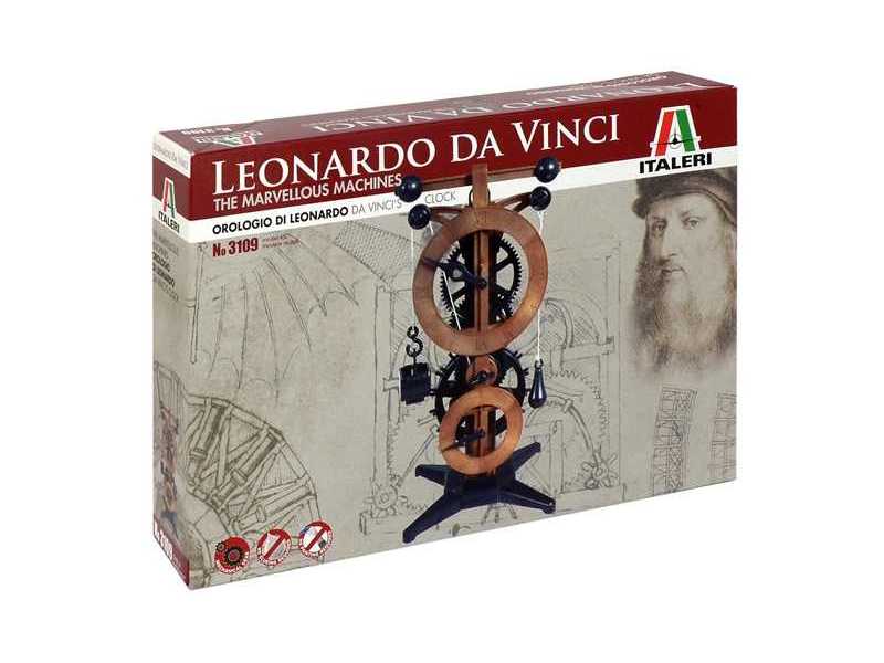 Leonardo Da Vinci - zegar - zdjęcie 1 Leonardo Da Vinci - zegar - zdjęcie 1