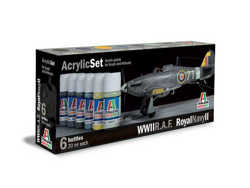 R.A.F. Royal Navy II - zestaw 6 farb akrylowych - zdjęcie 1