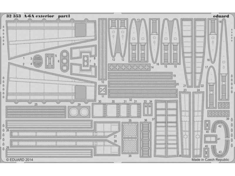 A-6A exterior 1/32 - Trumpeter - zdjęcie 1