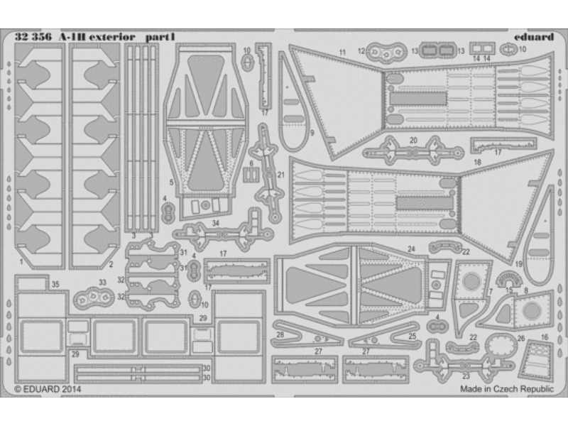 A-1H exterior 1/32 - Trumpeter - zdjęcie 1 A-1H exterior 1/32 - Trumpeter - zdjęcie 1