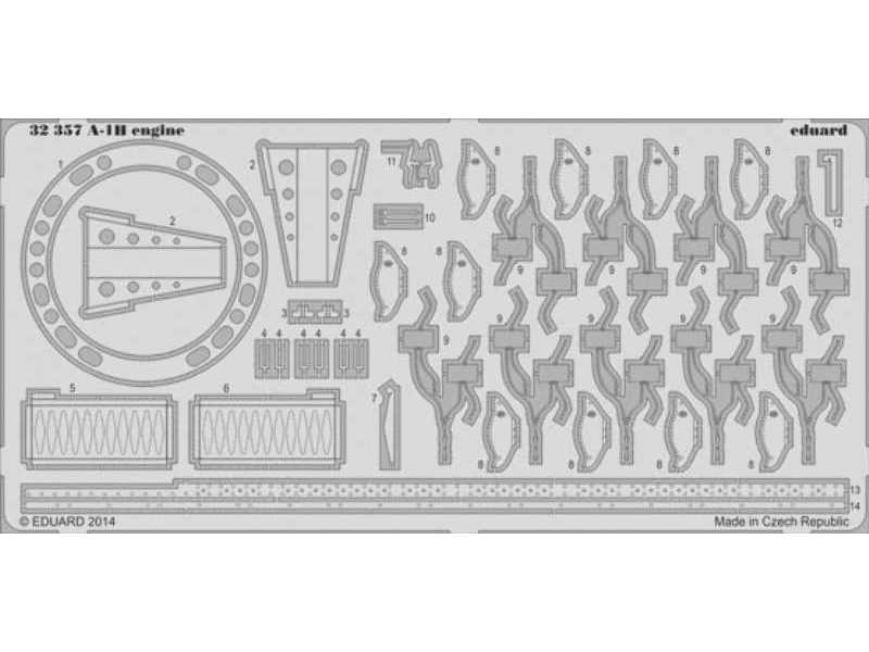 A-1H engine 1/32 - Trumpeter - zdjęcie 1 A-1H engine 1/32 - Trumpeter - zdjęcie 1