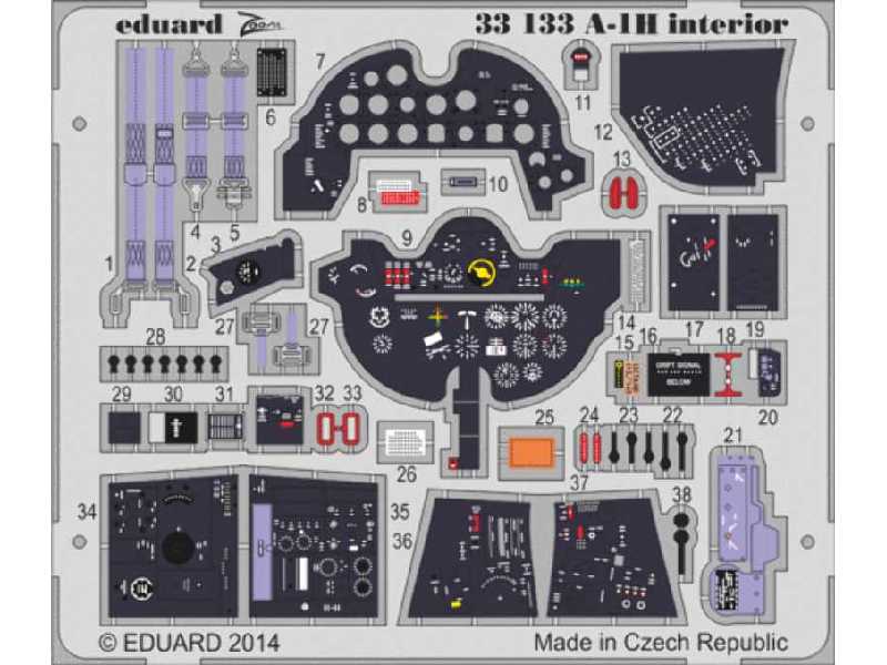 A-1H interior S. A. 1/32 - Trumpeter - zdjęcie 1 A-1H interior S. A. 1/32 - Trumpeter - zdjęcie 1