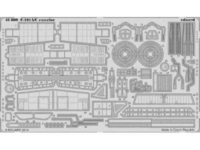 F-101A/ C exterior 1/48 - Kitty Hawk - zdjęcie 1