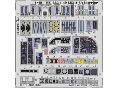 A-6A interior S. A. 1/48 - Hobby Boss - zdjęcie 1