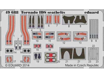 Tornado IDS seatbelts 1/48 - Revell - zdjęcie 1