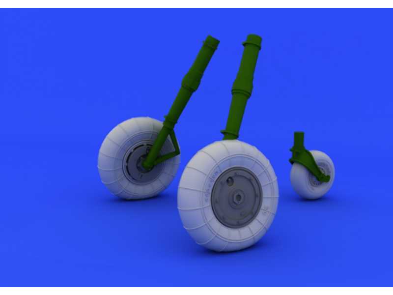 Bf 109G-10 wheels 1/32 - Revell - zdjęcie 1 Bf 109G-10 wheels 1/32 - Revell - zdjęcie 1