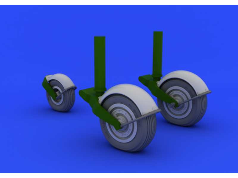 Meteor F.4 wheels 1/32 - Hk Models - zdjęcie 1