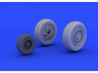 F-16CJ Block 50 wheels 1/72 - Tamiya - zdjęcie 1