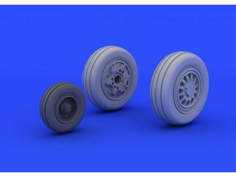 F-16CJ Block 50 wheels 1/72 - Tamiya - zdjęcie 1