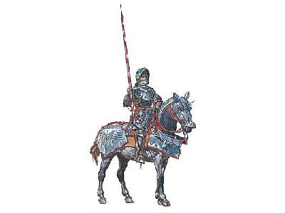 Figurki Francuscy rycerze konni - XV wiek - zdjęcie 1