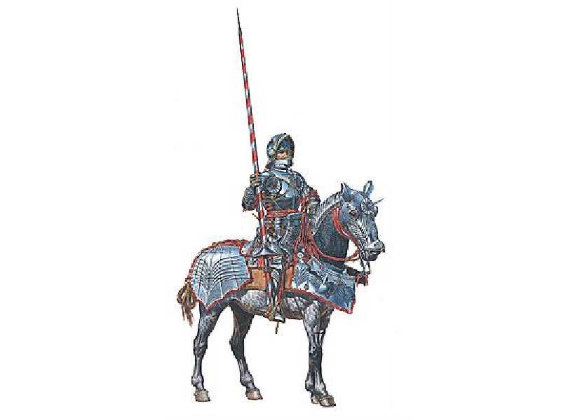 Figurki Francuscy rycerze konni - XV wiek - zdjęcie 1 Figurki Francuscy rycerze konni - XV wiek - zdjęcie 1