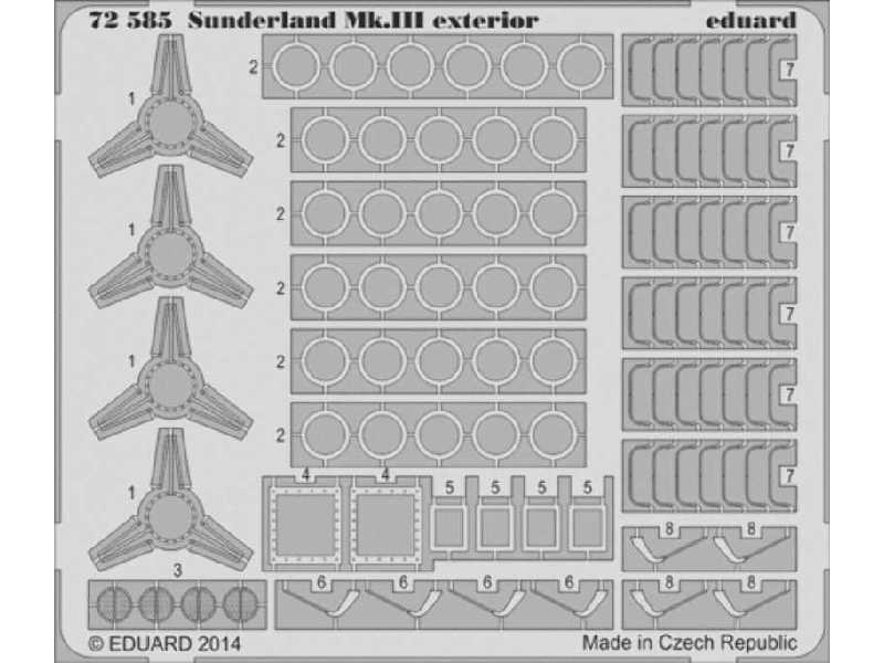 Sunderland Mk. III exterior 1/72 - Italeri - zdjęcie 1