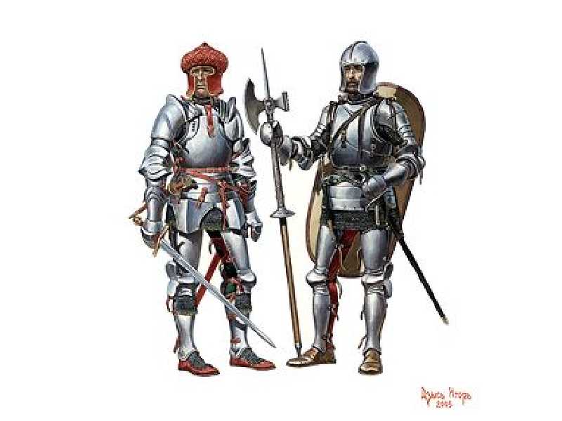 Figurki Włoscy rycerze - XV wiek - zdjęcie 1 Figurki Włoscy rycerze - XV wiek - zdjęcie 1