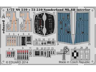 Sunderland Mk. III interior S. A. 1/72 - Italeri - zdjęcie 2