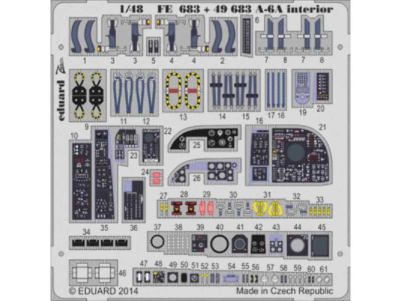 A-6A interior S. A. 1/48 - Hobby Boss - zdjęcie 1