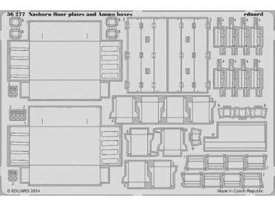 Nashorn floor plates and ammo boxes 1/35 - Tamiya - zdjęcie 1