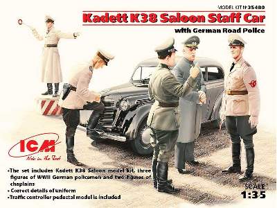 Kadett K38 Saloon z figurkami niemieckich policjantów - zdjęcie 8