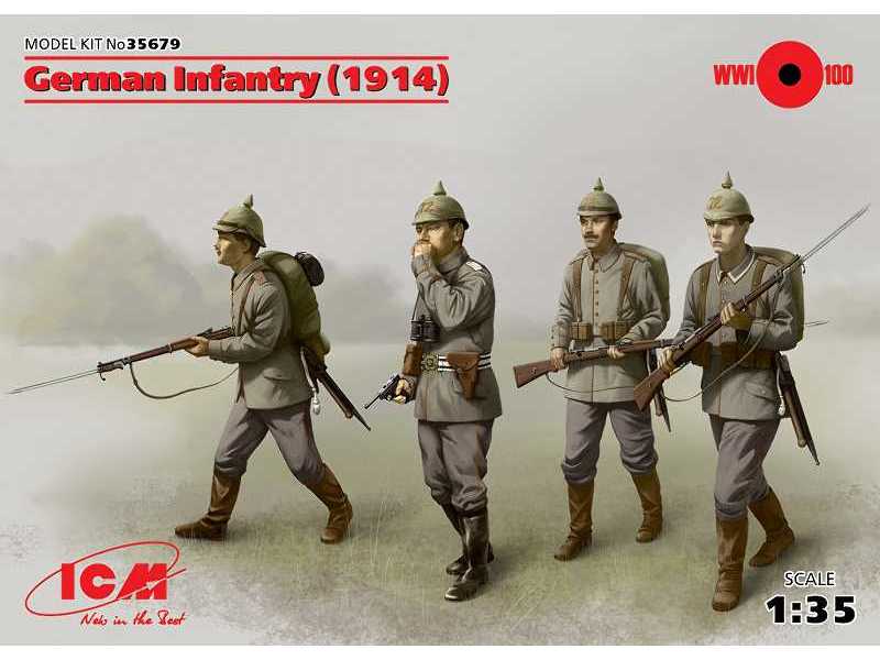 Niemiecka piechota - 1914 - zdjęcie 1 Niemiecka piechota - 1914 - zdjęcie 1