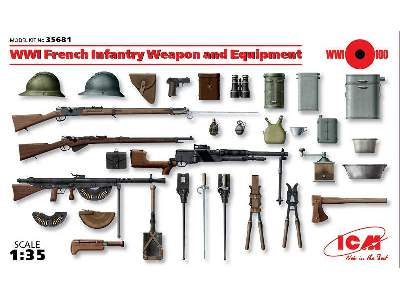 Broń i wyposażenie francuskiej piechoty - I W.Ś. - zdjęcie 1