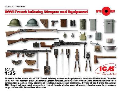 Broń i wyposażenie francuskiej piechoty - I W.Ś. - zdjęcie 6