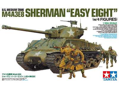 M4A3E8 Sherman Easy Eight + 4 figurki - zdjęcie 2