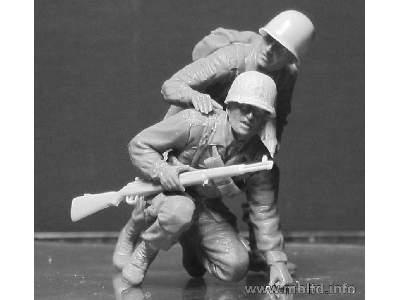 Amerykańscy i niemieccy spadachroniarze, płd. Europa 1944 - zdjęcie 14